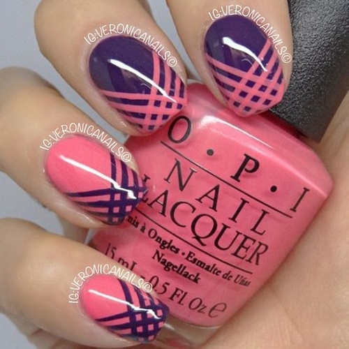 Easy Nail Art with Tape