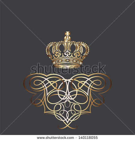 Elegant Royal Frame with Crown