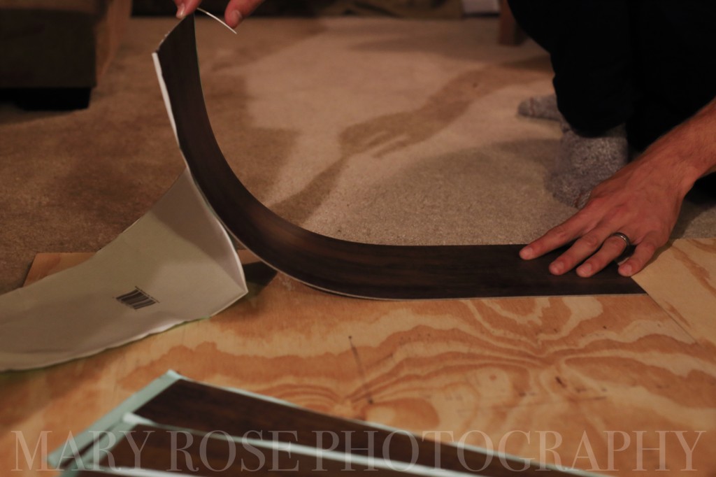 Faux Wood Floor Photography Prop