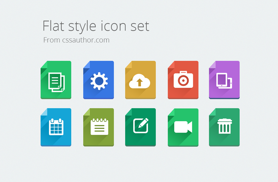 Flat Icon Set