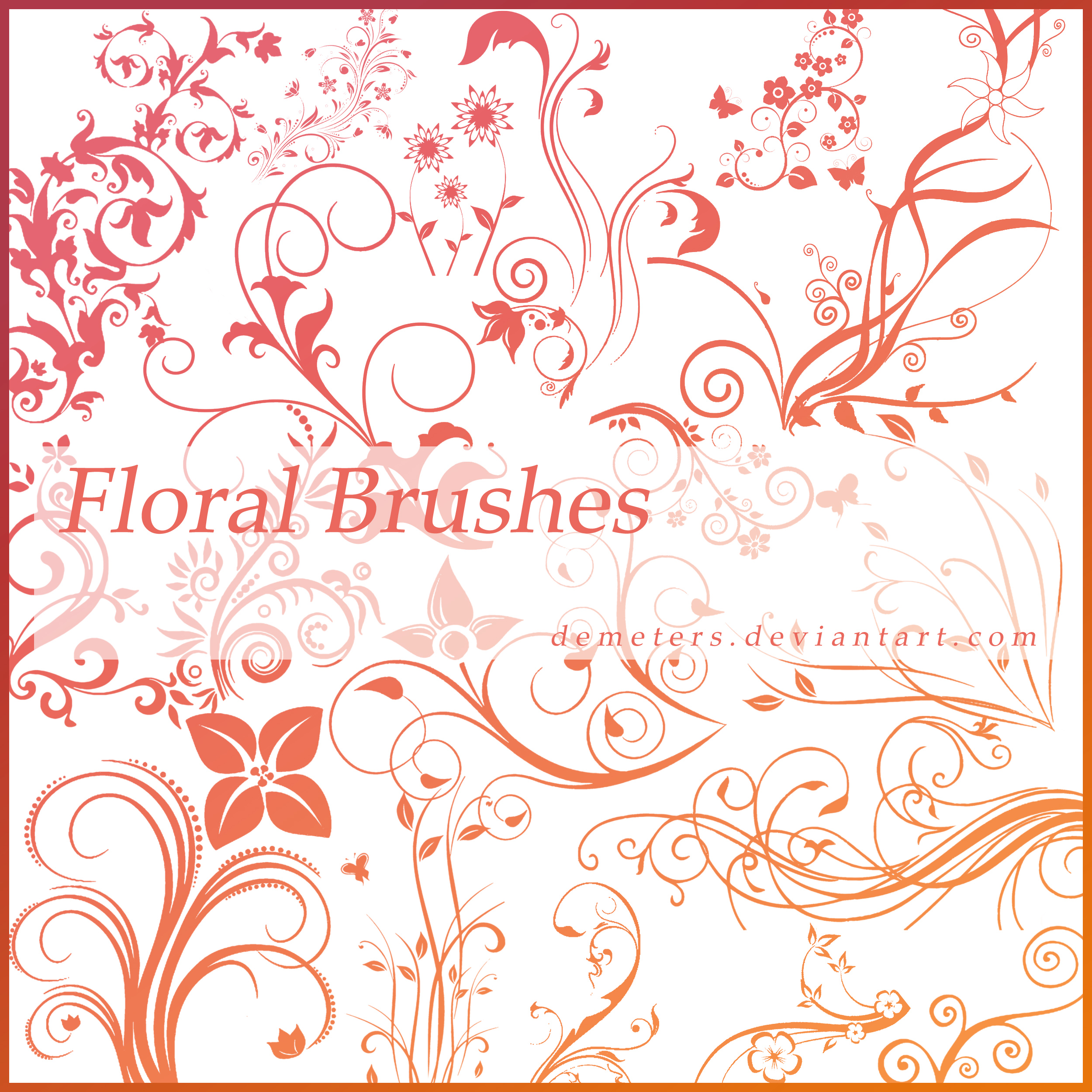 Flower Photoshop Brushes