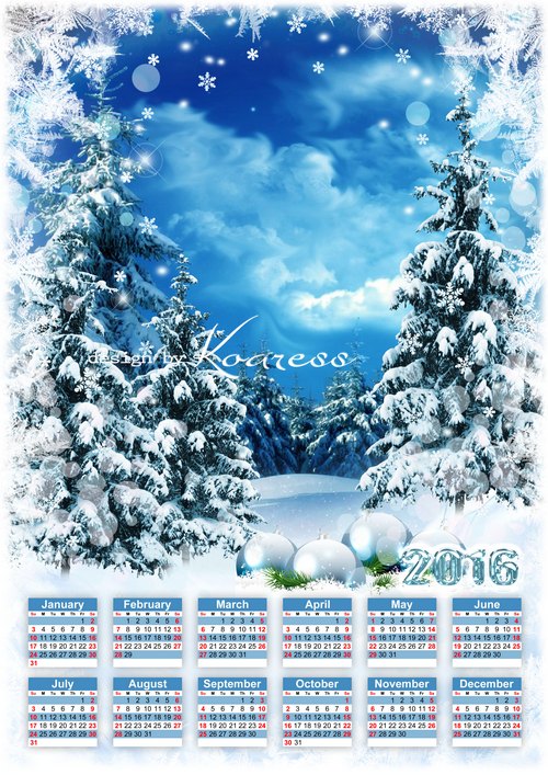 Free Calendar Templates 2016