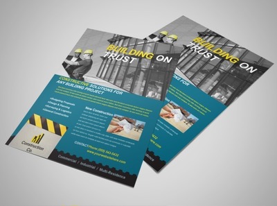 Free Construction Business Flyer Templates