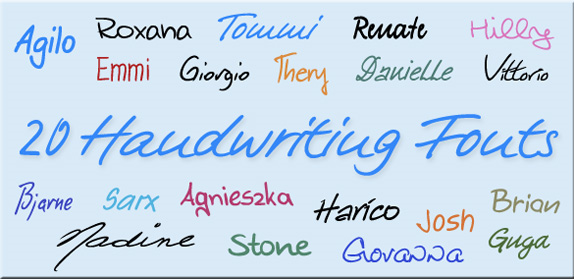 Free Handwriting Fonts That Look Like Free Handwriting Fonts That Look Like