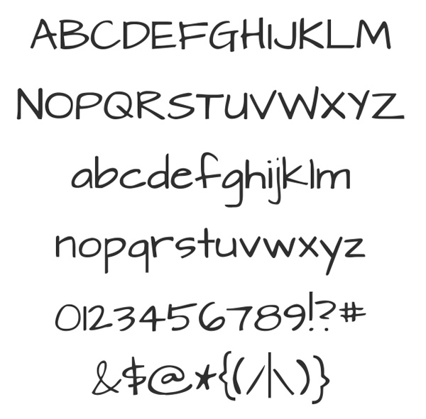 Free Handwriting Fonts Free Handwriting Fonts