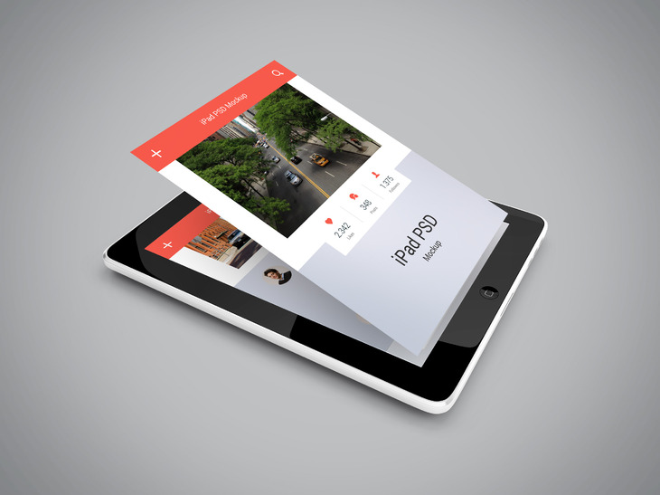 Free iPad PSD Mockup Free iPad PSD Mockup