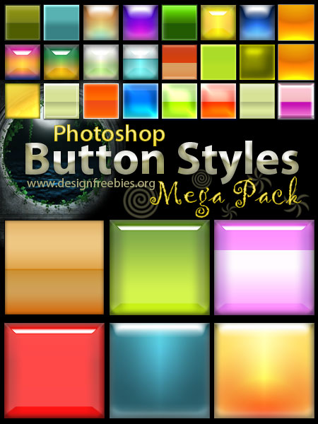 Free Photoshop Button Styles Free Photoshop Button Styles