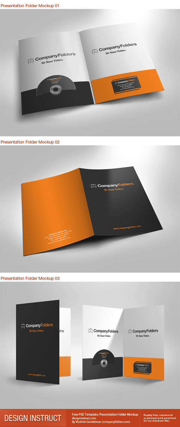 Free Presentation Folder Templates