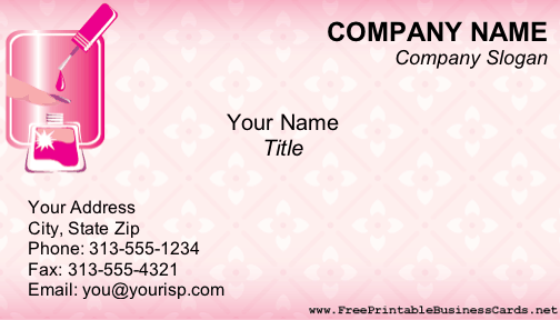 Free Printable Blank Business Cards
