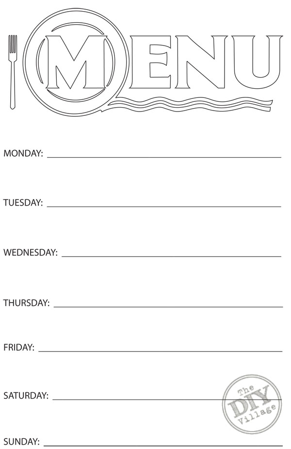 8 Free Blank Restaurant Menu Templates Images Restaurant Menu