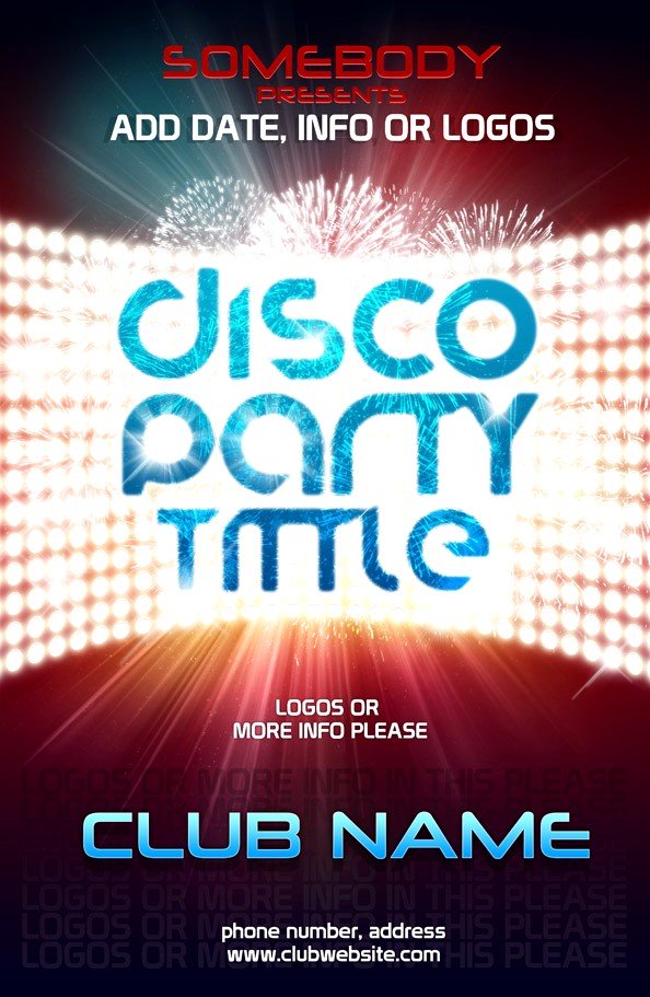 Free Psd Party Flyer Template