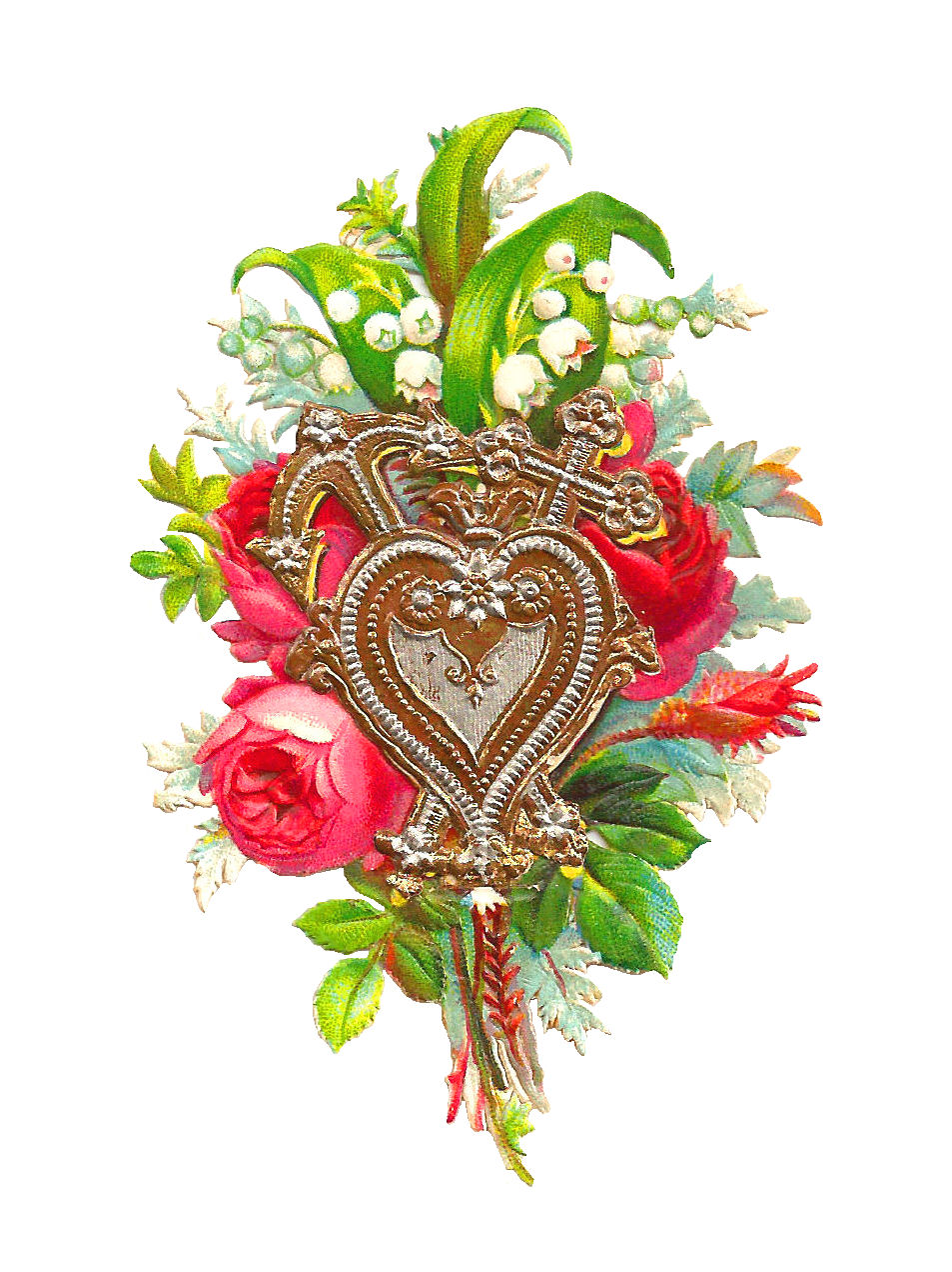 Free Rose Clip Art Flowers Bouquet