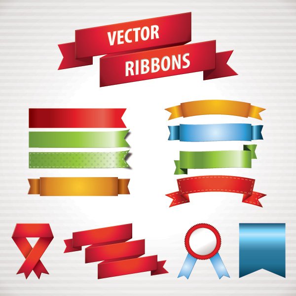 13 FREE Ribbon Vector Images