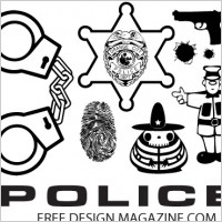 Free Vector Police Badge Clip Art