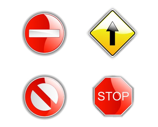 Free Vector Road Signs