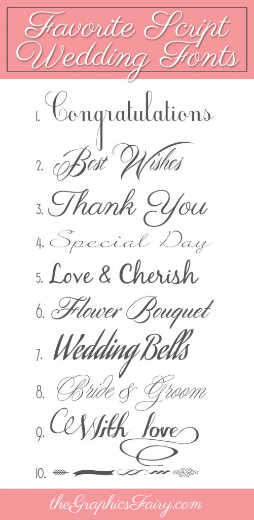 Free Wedding Script Fonts