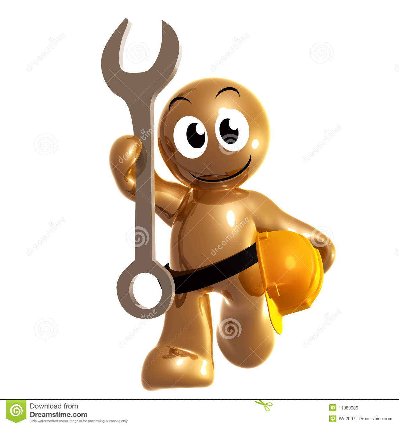 Funny Maintenance Man Clip Art