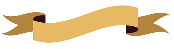 Gold Ribbon Banner Vector