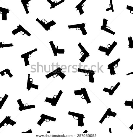 Gun Silhouette Vector