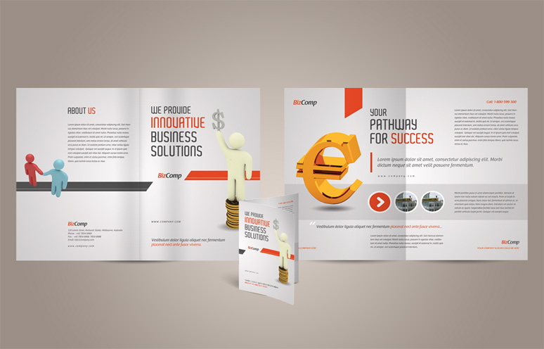 13 A4 Brochure PSD Design Images