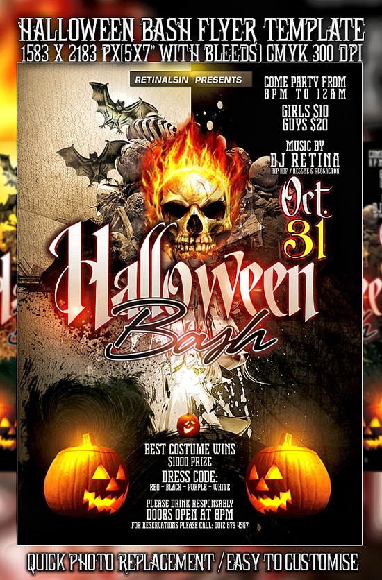 Halloween Bash Flyer Template