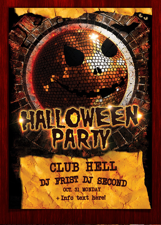 20 Halloween Flyer PSD Images