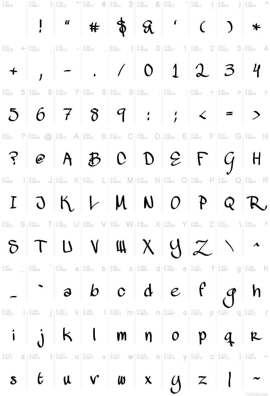 Handwriting Fonts