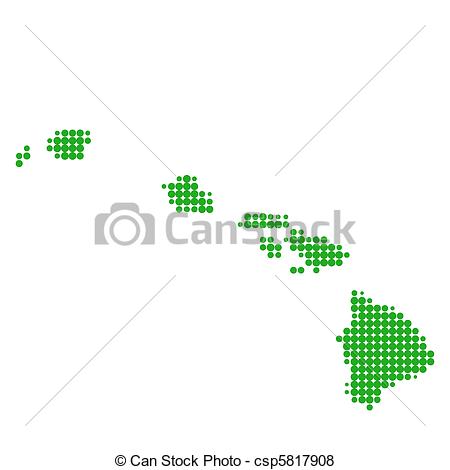 Hawaii Map Clip Art