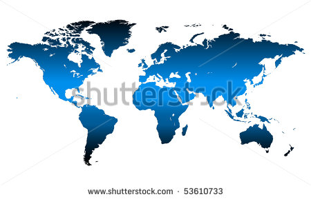 High Resolution Detailed World Map
