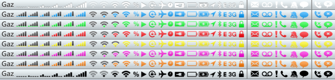 iPhone Status Bar Icons
