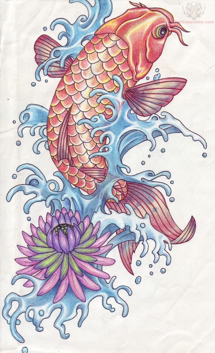 Japanese Koi Fish Tattoo Art