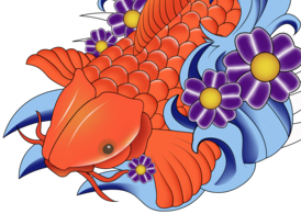 Koi Fish Vector Free