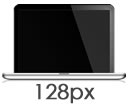 Laptop Blank Template