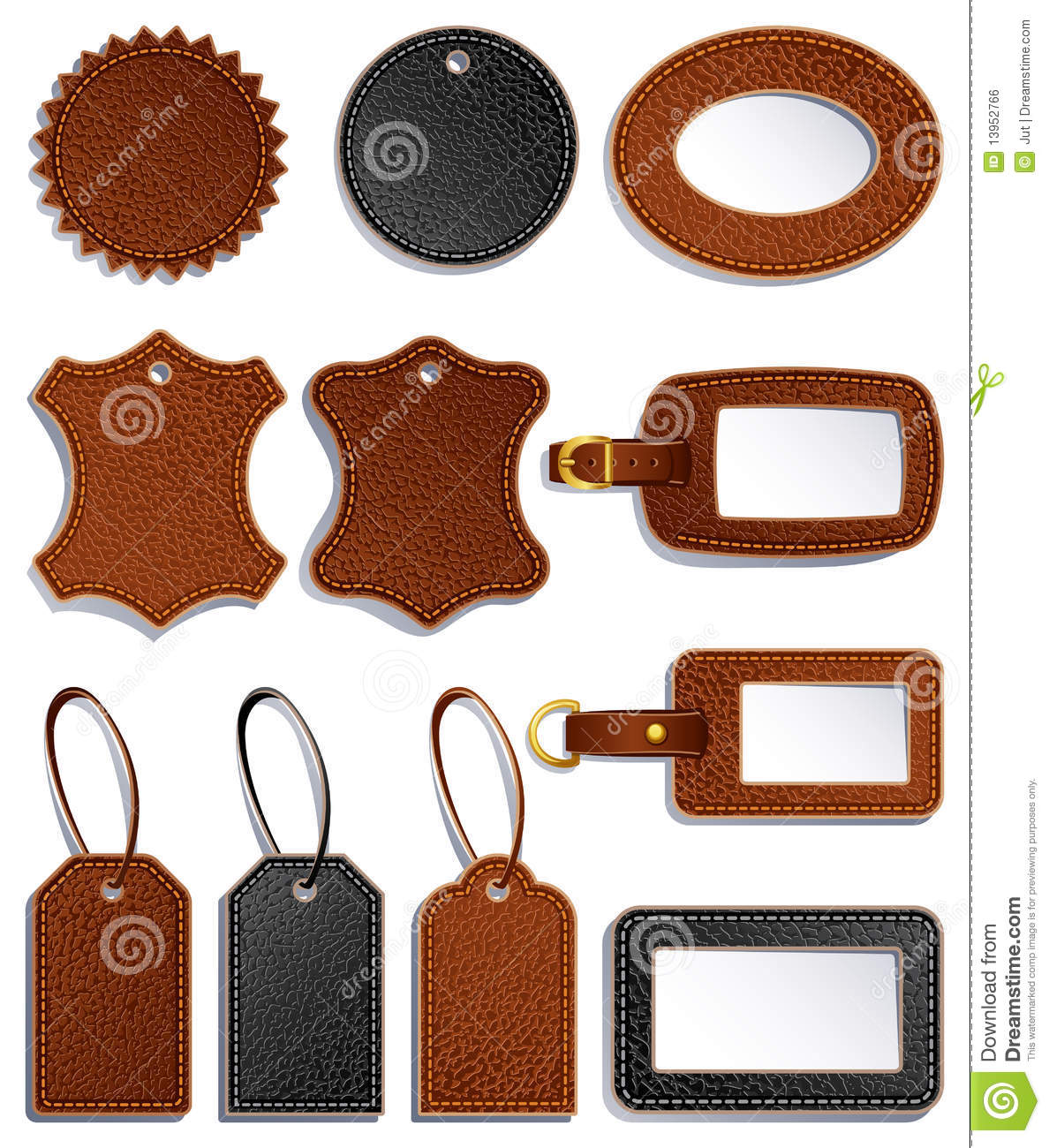 Leather Luggage Tags