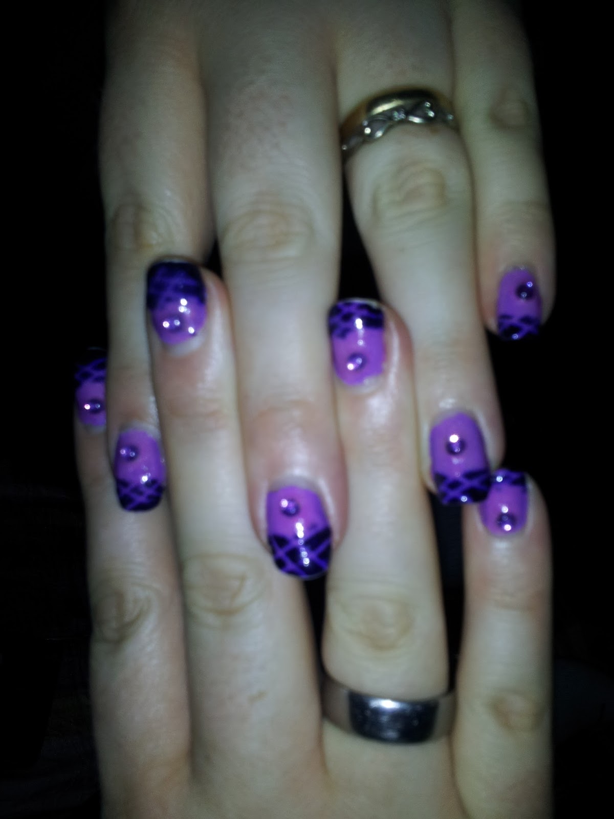 Light Purple Gel Nail Designs