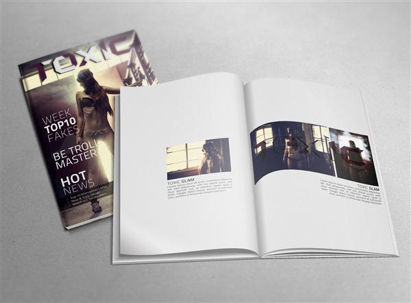 Magazine Mockup PSD Free Download