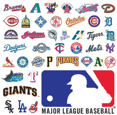 Major League Baseball Teams Logos