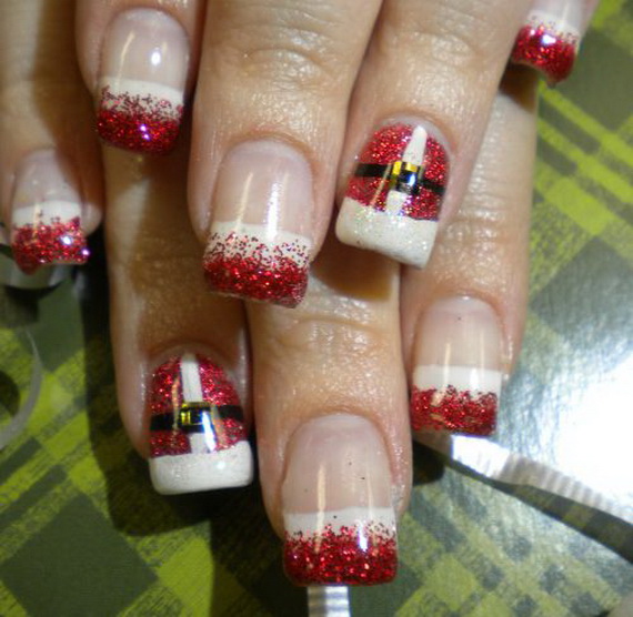 Merry Christmas Nail Art