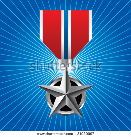 Military Medal Vector Icon