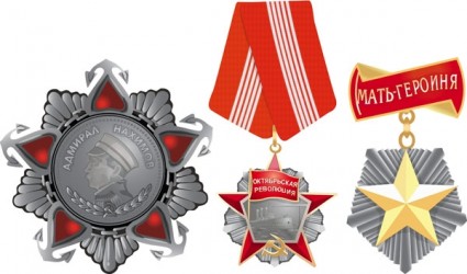 Military Medals Vector