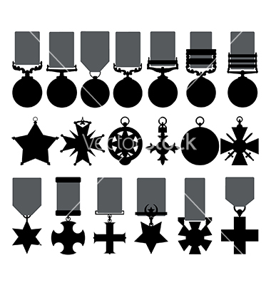 Military Medals Vector
