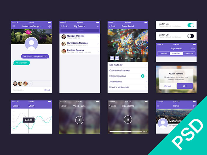 Mobile-App UI Design Mobile-App UI Design