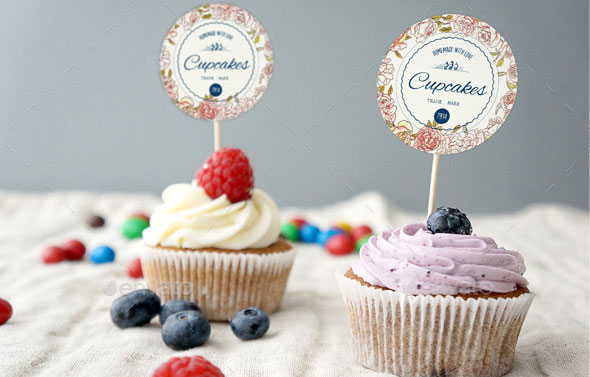 Mock Up Cupcake Mock Up Cupcake