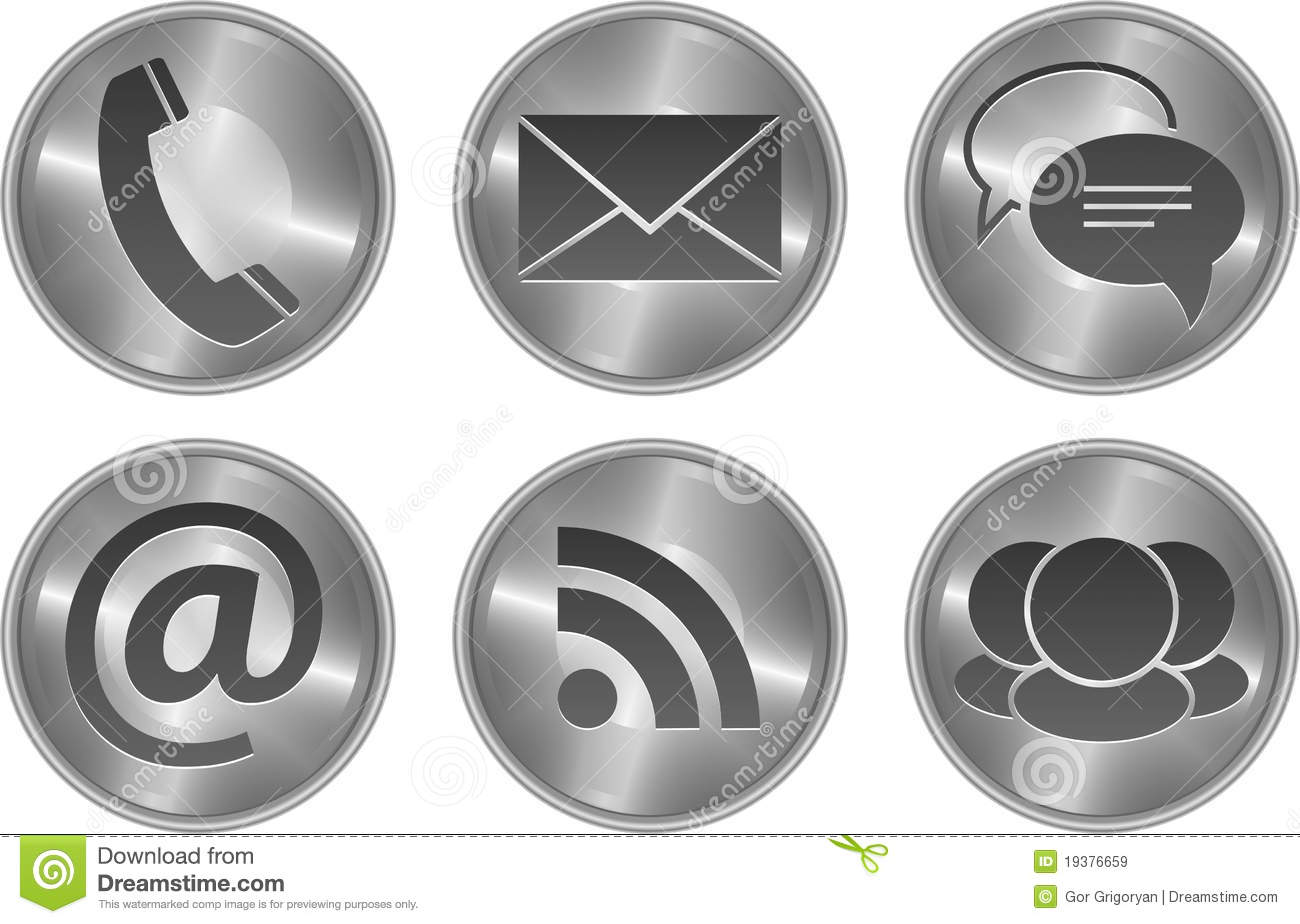 Modern Communication Icons