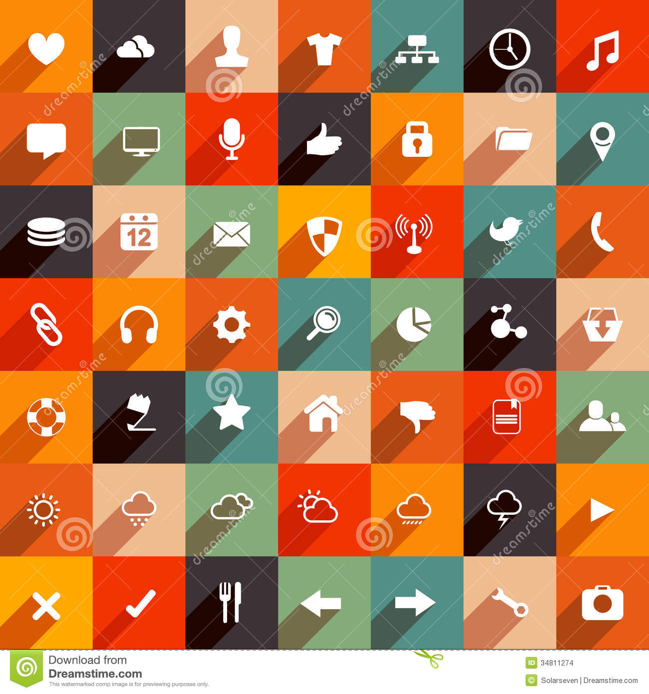 Modern Flat Icons