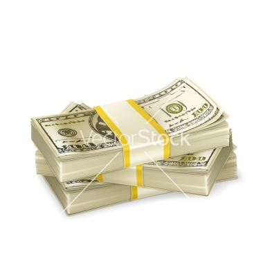 Money Stack Vector Money Stack Vector