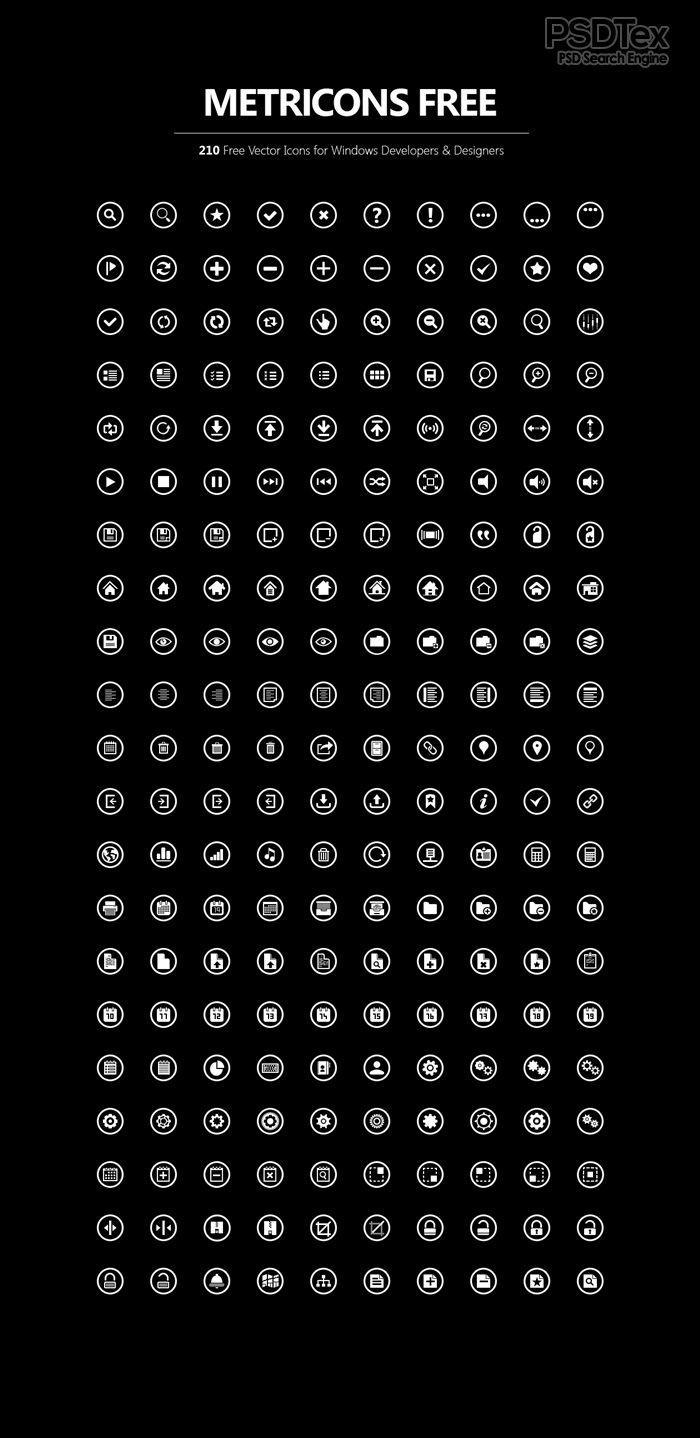 Monochrome Icons