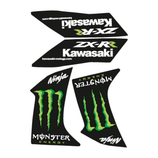 Monster Kawasaki Logo Vector