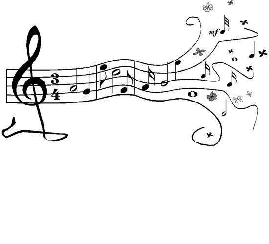 Music Notes Border Clip Art Free