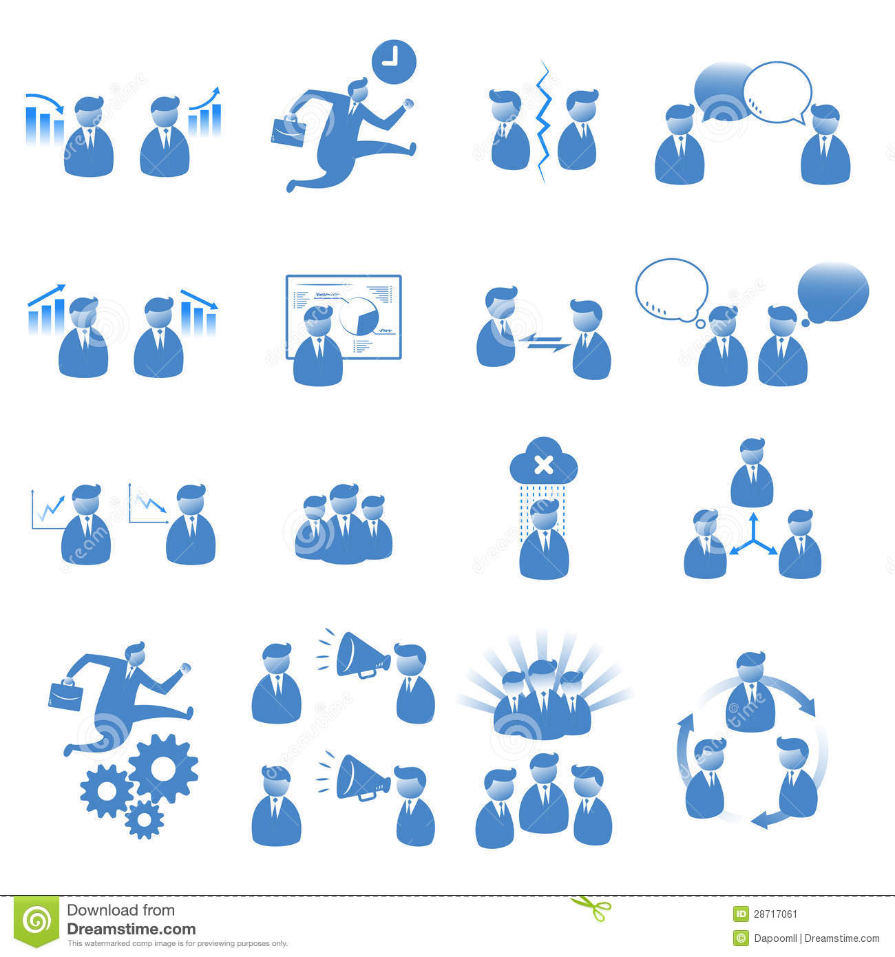 Office People Icon Set